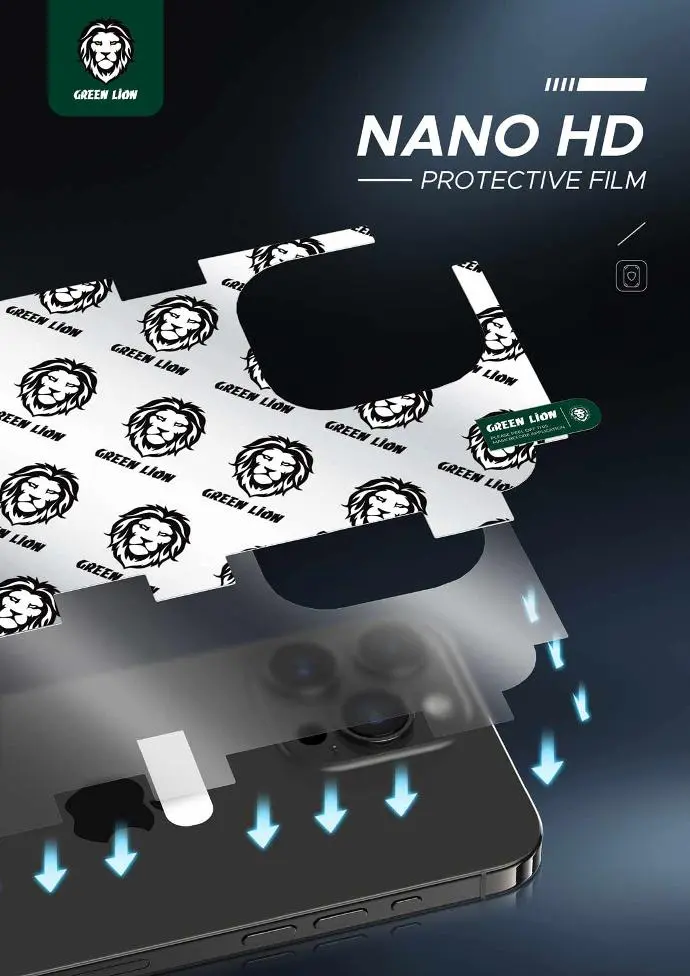 Green Lion 4 in 1 Defender Pack for iPhone15 Pro 15 Pro Max - Transparent (5).webp