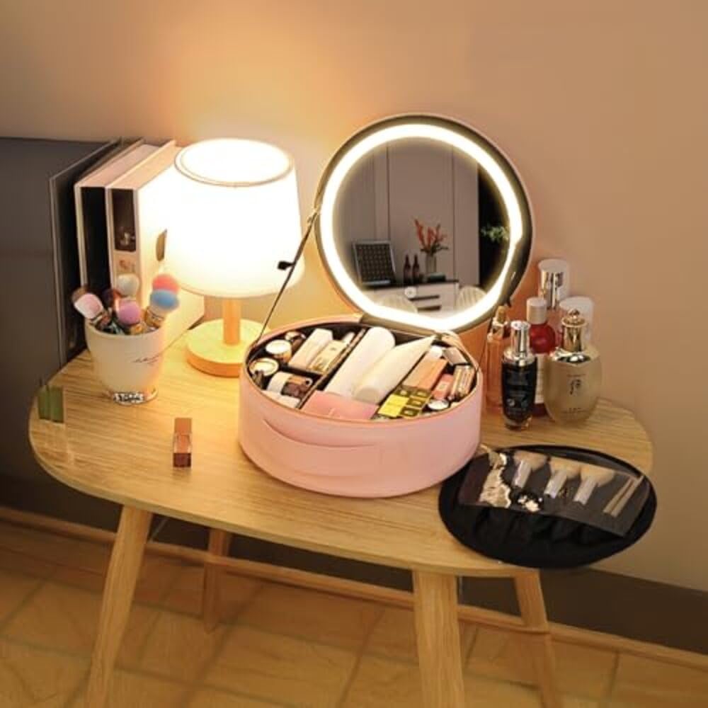 Green Lion Makeup Organizer Pro - Pink