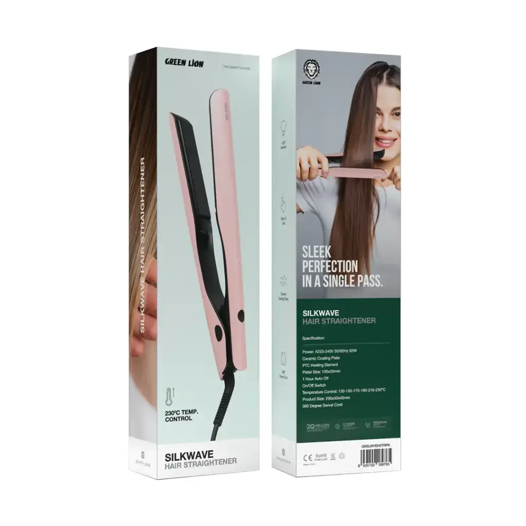 Green Lion Silkwave Straightener - Pink.webp