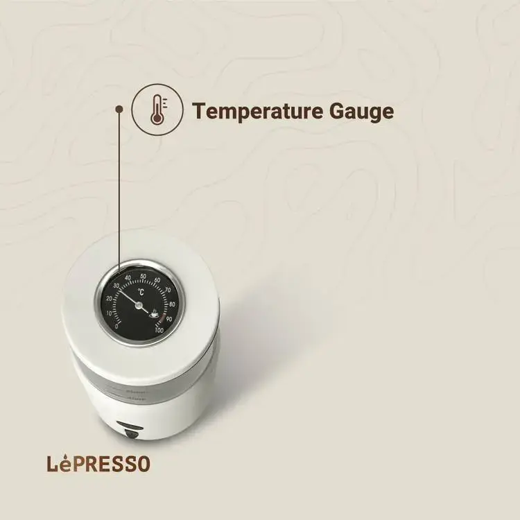 LePresso Portable Espresso Machine compatible with both coffee powder and Nespresso pods