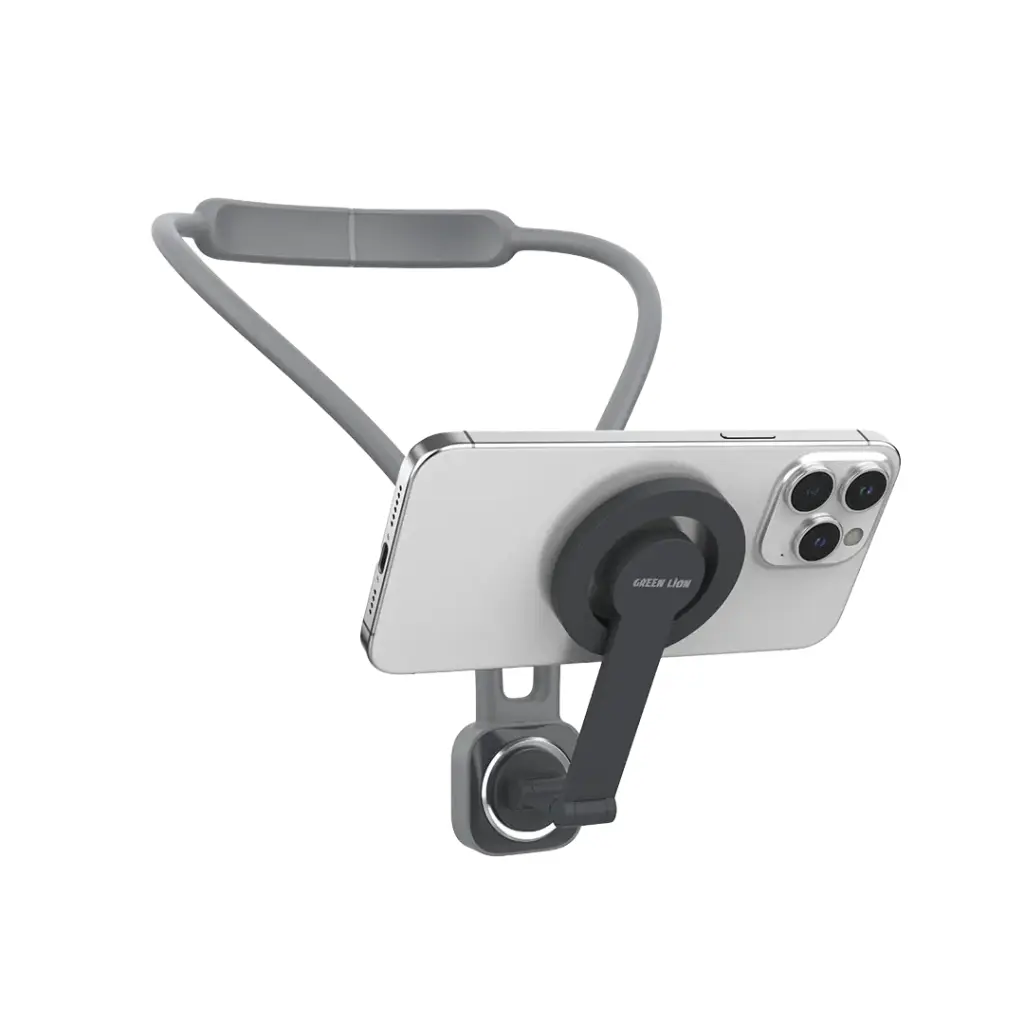 حامل الهاتف ماج سيف للرقبة من جرين ليون - رمادي