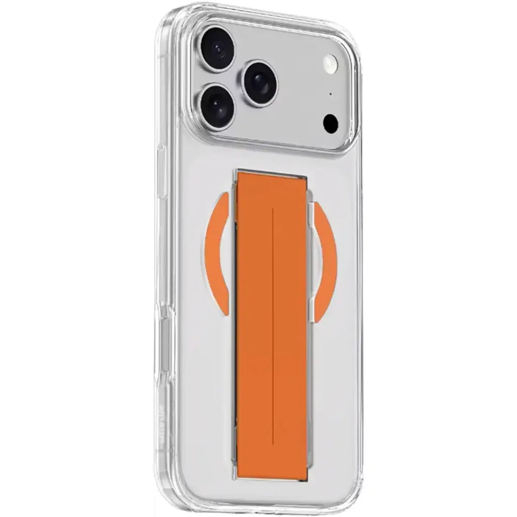 جراب Green Lion MagSafe Grip لهاتف iPhone 17 Pro - برتقالي