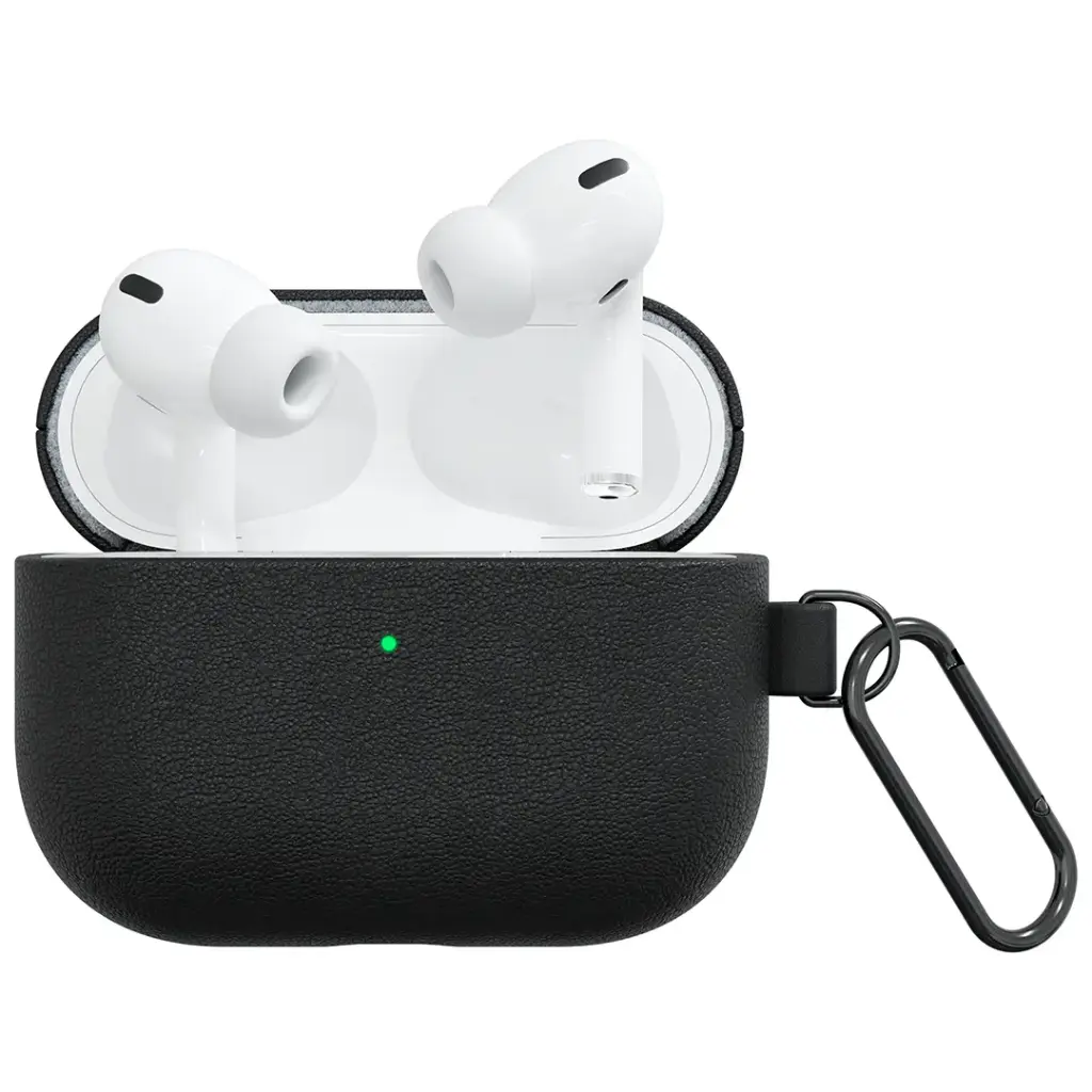 Green Lion Berlin Series Leather Case for AirPods Pro 3 - Black
