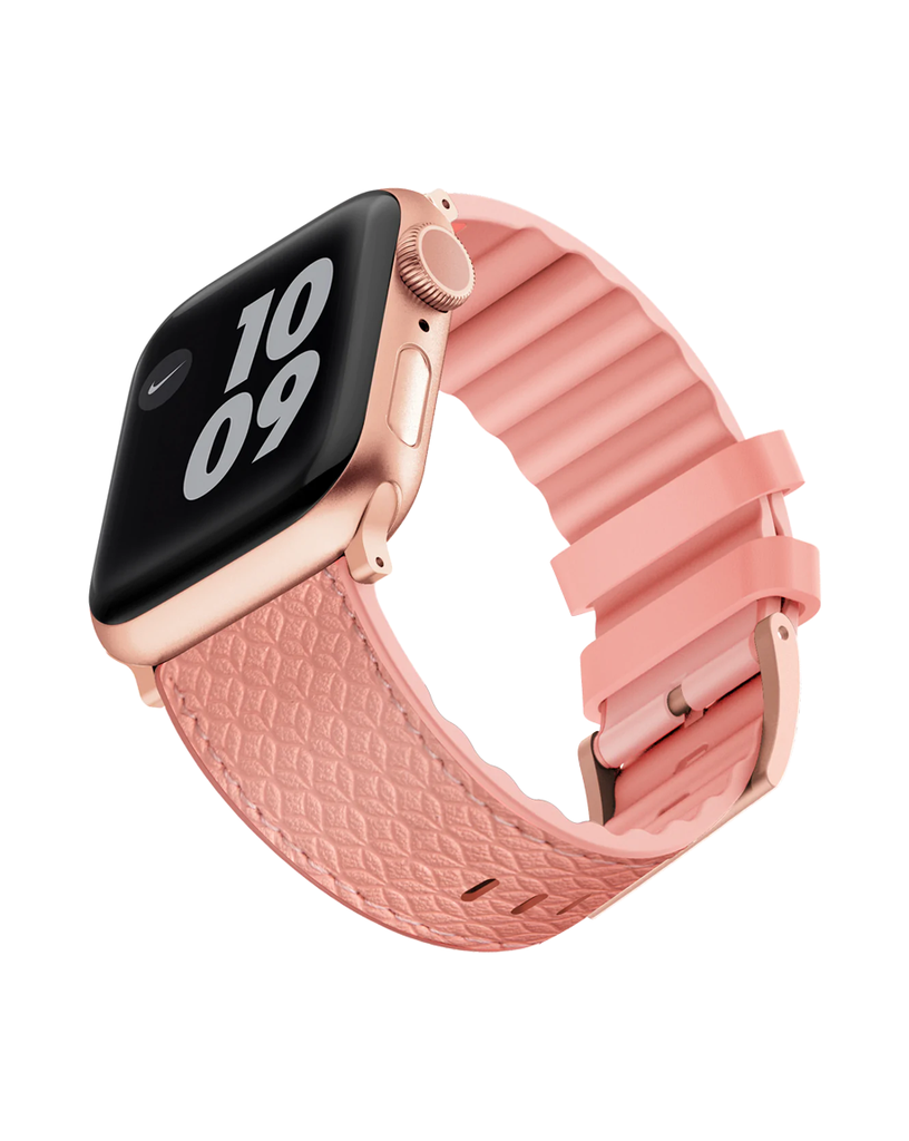 حزام جلدي فني من Viva Madrid Venturx لساعة Apple Watch مقاس 42/44/45/46/49 مم - Chiselia