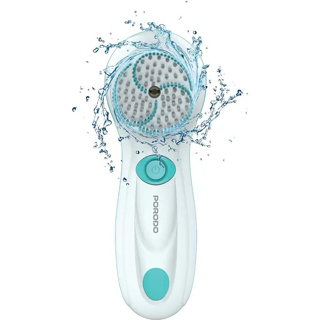 Porodo Lifestyle 4 in 1 Facial Cleansing Brush - White