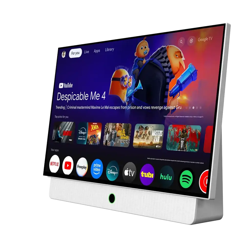 Powerology Portable FHD Smart TV 27" - White