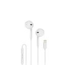 Green Lion Wired Stereo Earphones with Lightning Connector - White