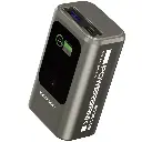 Porodo 10000mAh Mini Power Bank with Real-Time Display - Grey