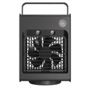 Porodo Lifestyle Air & Mist Portable Cooling Fan With Night Light BLACK