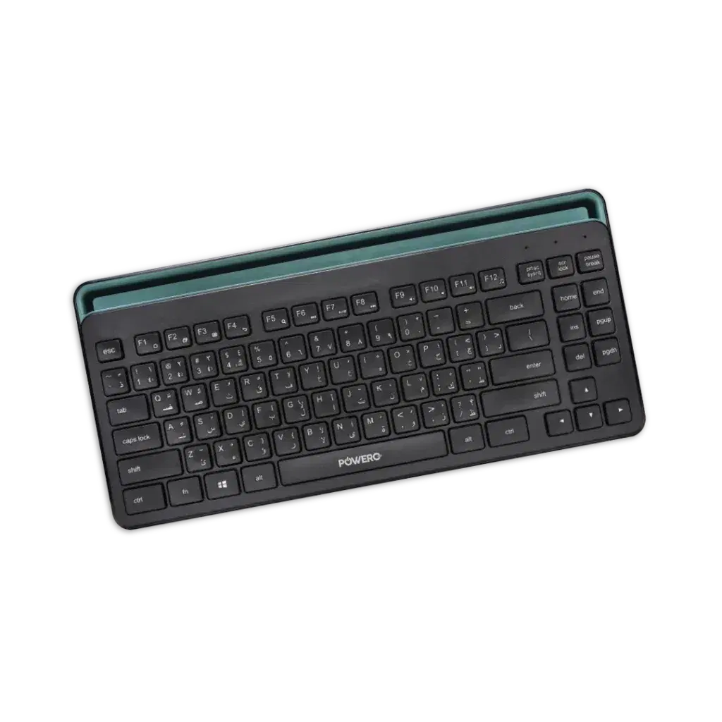 POWER PLUS Ergonomic Wireless Keyboard with Silent Keys and 5000DPI Mouse