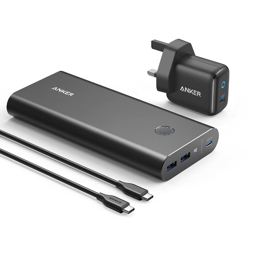 Anker Power Bank Powercore+ 26800 Pd 45W With Powerport Iii Mini 30W - Black