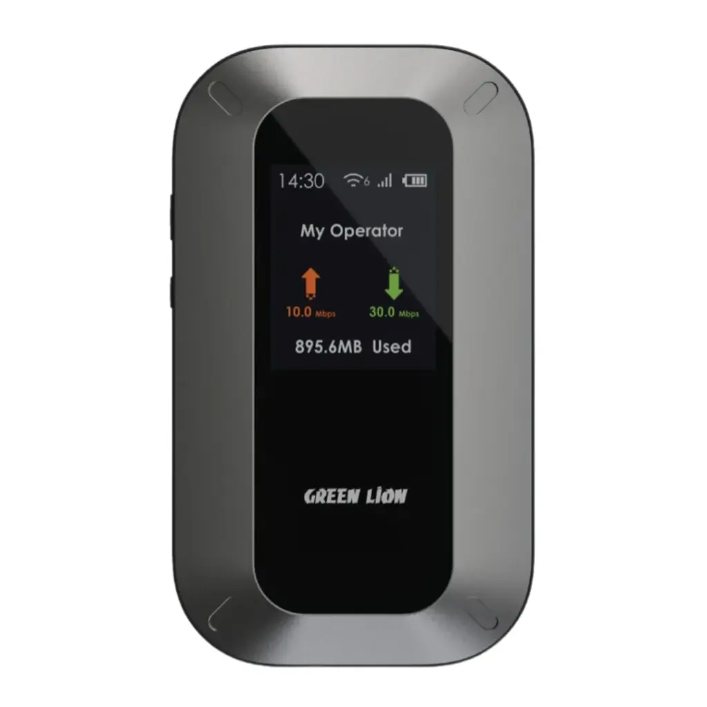 Green Lion Portable Mifi Router - Black