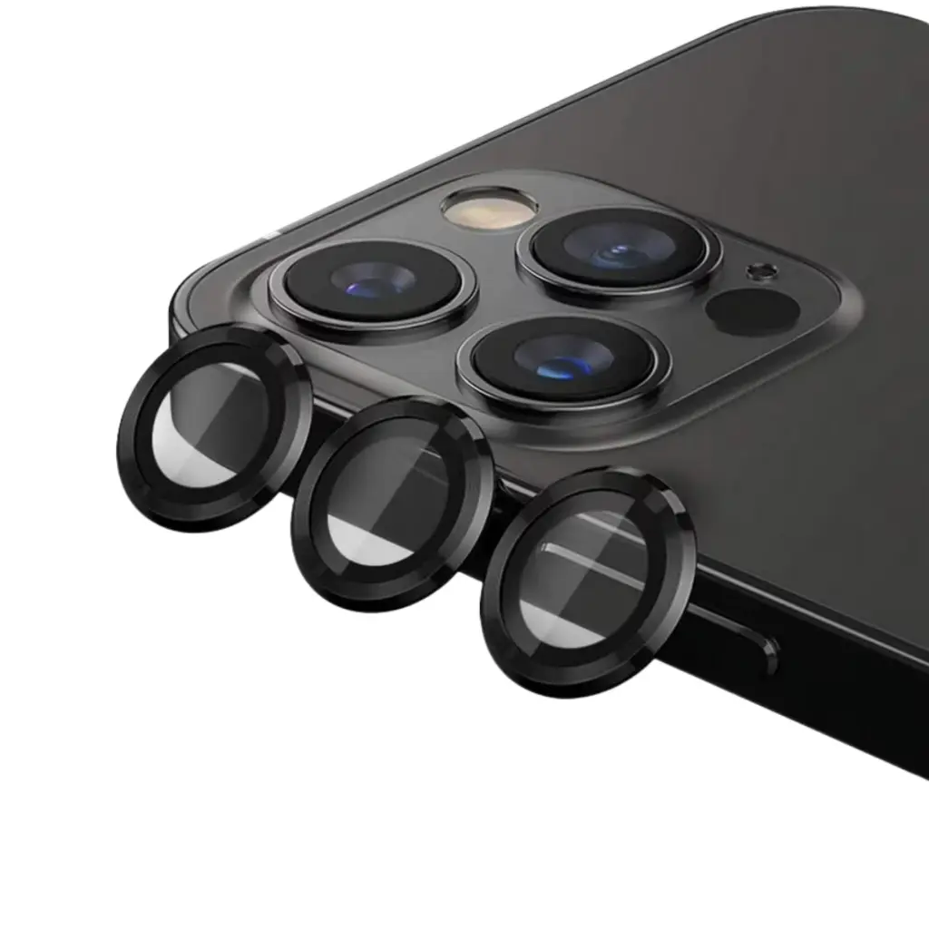 Green Lion HD Plus Camera Lens for iPhone 15 Pro / 15 Pro Max - Black