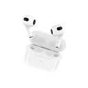 Green Lion True Wireless Earbuds 3 With Silicone Case - White