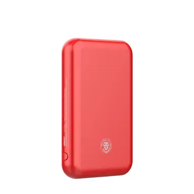 Green Lion Magnetic Suction Power Bank 5000mAh - Red