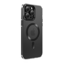 Green Lion Matte MagSafe Metal Camera Ring and Button Case iPhone 15 Pro Max - Black