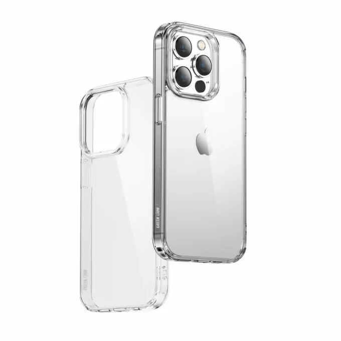 Green Lion Anti-Shock Case for iPhone 13 Pro 6.1" - Clear