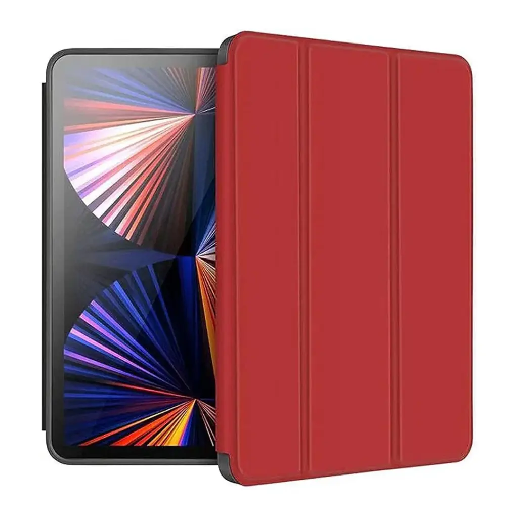 Green Lion Premium Leather Case For Apple Ipad Air 10.9" 2020 & Ipad 11" 2020 - Red