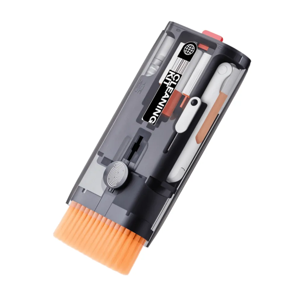 Porodo Lifestyle 11-IN-1 Multipurpose Cleaning Kit - Black