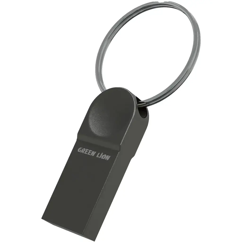 Green Lion Clix USB 3.0 Flash Drive - Gray