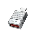 Green Lion 2 in 1 OTG Adapter USB-A to USB-C - Gray