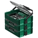 Green Lion Gts-700 Tool Kit Set - 213 Pieces- 3.7V 1500Mah - Green