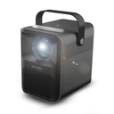Porodo Full HD Portable Projector with 2600mAh Built-in Battery - Black