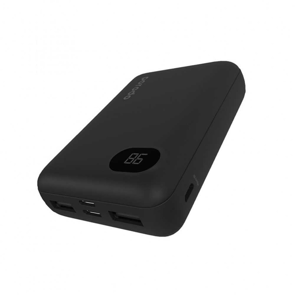 Porodo 4-PORT PowerBank 10000mah WITH Digital  Power Display