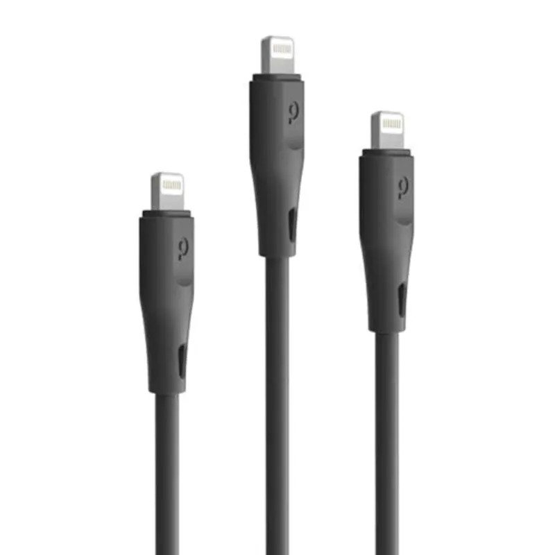 Porodo Pvc 3in1 Lightning Cable ( 0.6M,1.2M,1.8M )