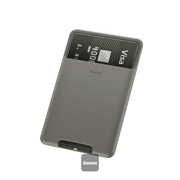 Baseus back stick silicone card bag
