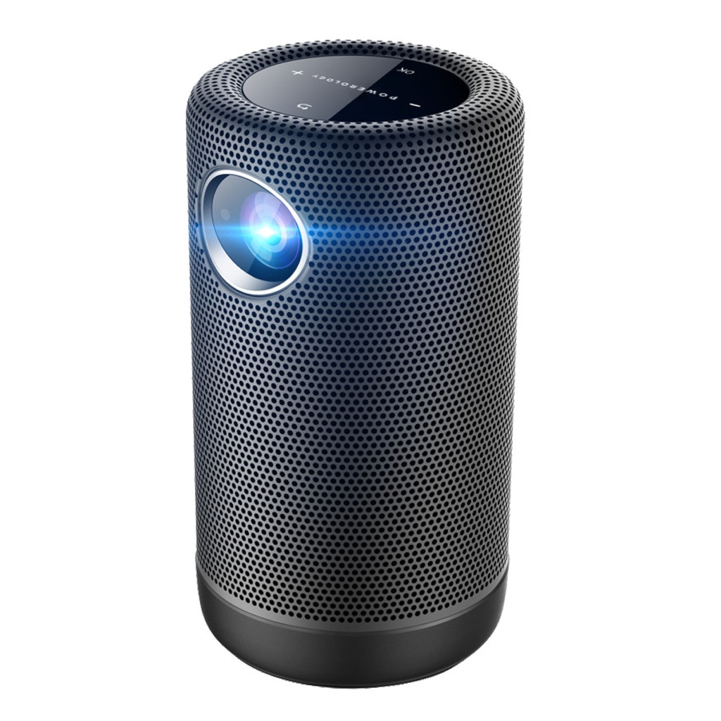 Powerology Auto Focus Full HD Portable Projector – 3200mAh Battery - Black