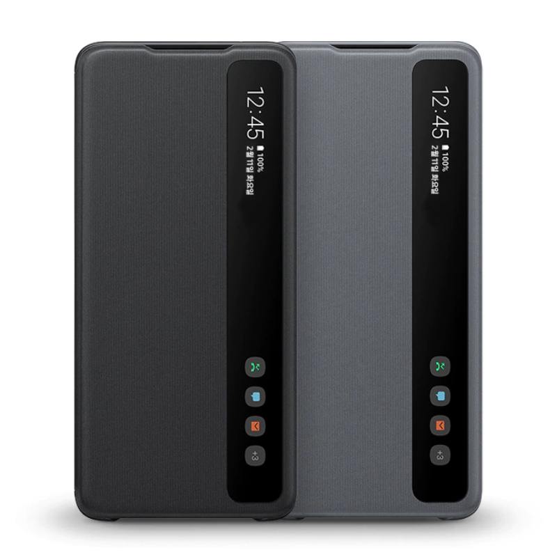 Samsung S20 Ultra Smart Clear View Cover Black