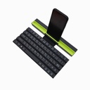 Green Lion Multi-Functional Rollable Wireless Keyboard ( Arabic / English ) - Black