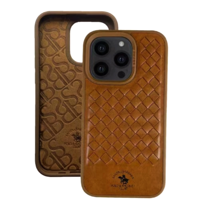 Polo Ravel Back Case iPhone14 Brown