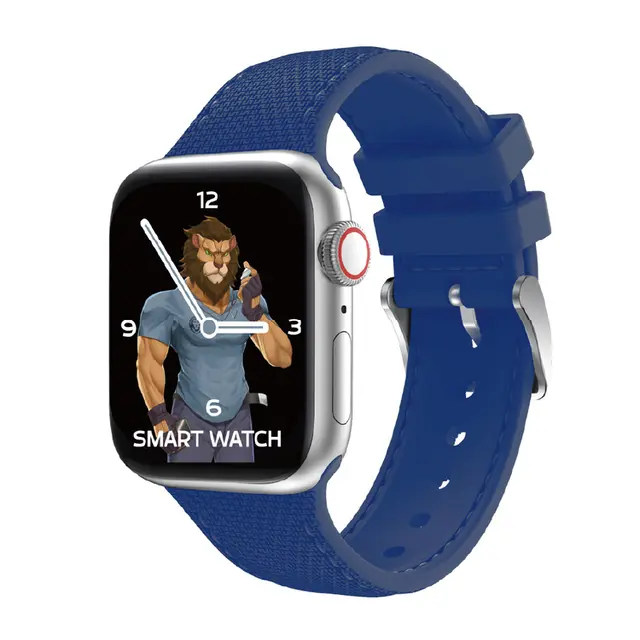 Green Lion Elite Silicone with Style Strap Compatible for Apple Watch 40/44