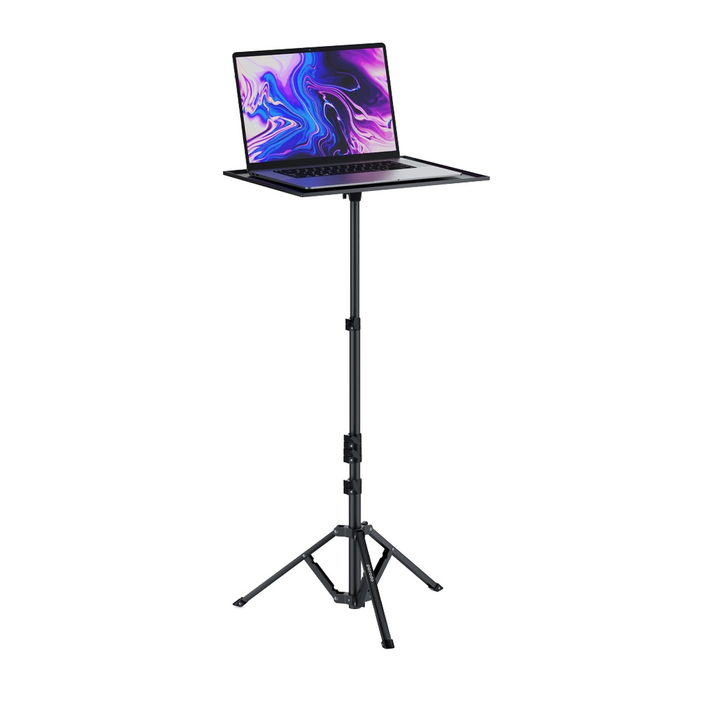 Porodo Multi-Function Stand Projector & Laptop - Black