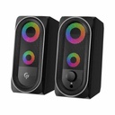 Porodo Gaming Stereo Bluetooth Speakers 10W - Black