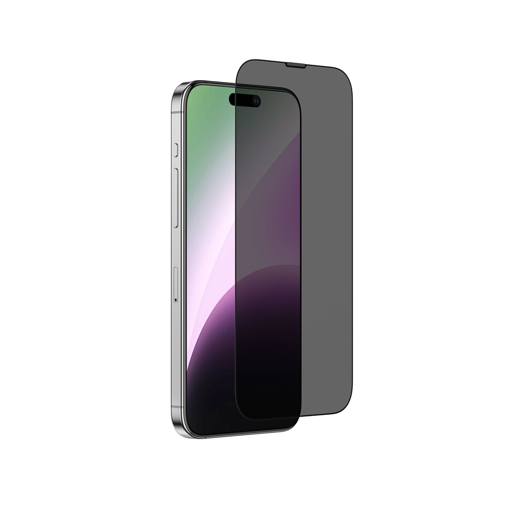 Amazing Thing 3D Fully Covered Dust Filter Titan Privacy Glass For iPhone 15 PRO/PROMAX
