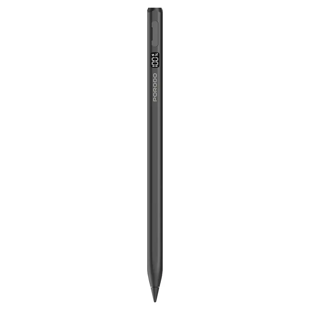 Porodo Magnetic Active Stylus Pen for iPad - Black