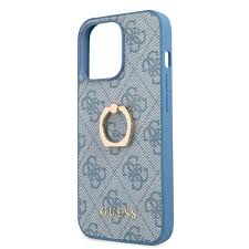 Guess PU 4G Ring Back Cover for Apple iPhone 13 Series