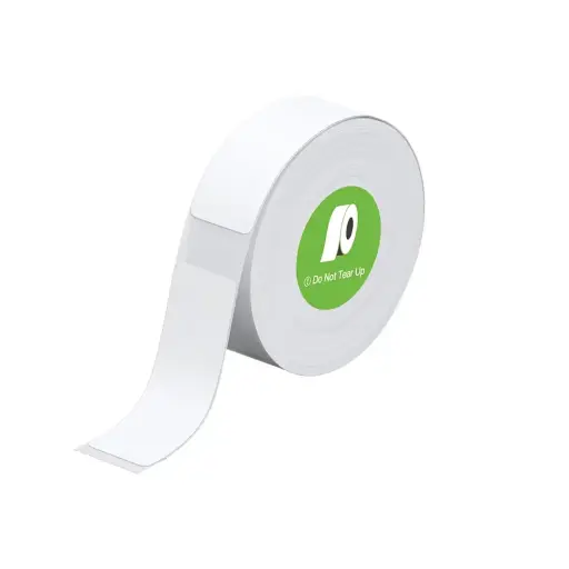 [GNLBLMKTPWH] Green Lion Label Maker Tape for Thermal Printer - White