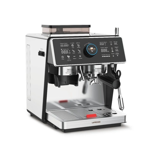 [LPCFFVSA0047SL] Lepresso Viventé Semi-Automatic Dual Boiler Coffee Machine with Touch Display - Silver