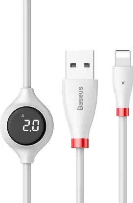 [CHDTIPDSPBSUS] Baseus Lightning Cable 1 m Big Eye Digital Display Data Charging Cable