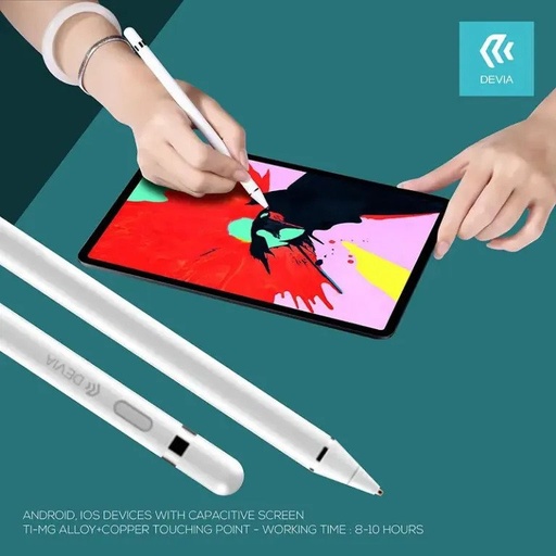 [311024] Devia Touch Pencil For Apple Ipad (White)