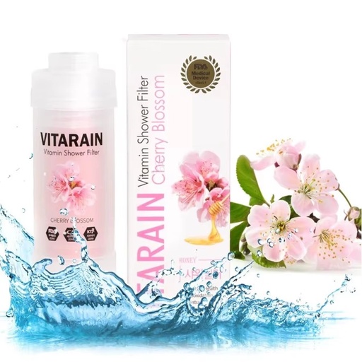 [Cherry Blossoms] فلتر استحمام فيتارين فيتامين - زهر الكرز