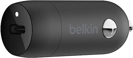 [CCA003BTBK] Belkin Usb-C Car Charger 20w