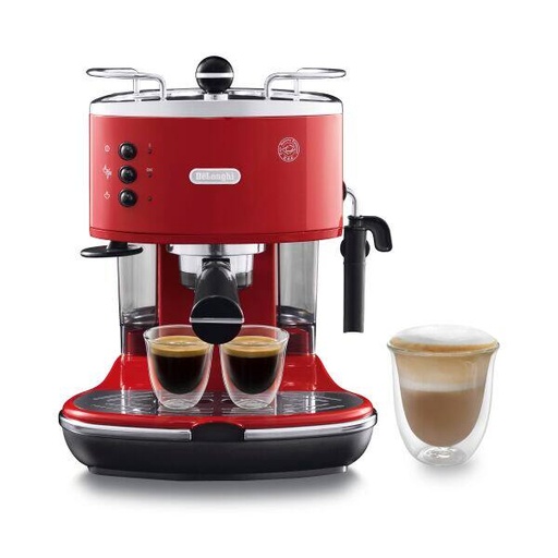 Delonghi Icona ECO311.R Pump Espresso Coffee Maker - Red