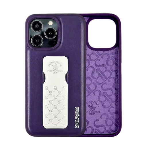 Polo Parker Magnetic Bracket Santa Barbara Leather Case For IPHONE 14 SERIES