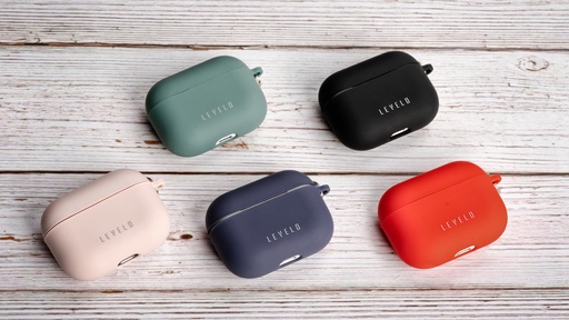 [LVLGORRAPBK] Levelo Gorra Hybrid Silicone Case Airpods Pro