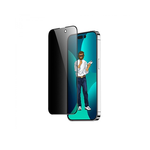 [6935100177397] Green Lion 9H Steve Privacy Screen Protector iPhone 15